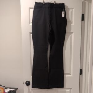 Old Navy Black Pixie Flare Trousers